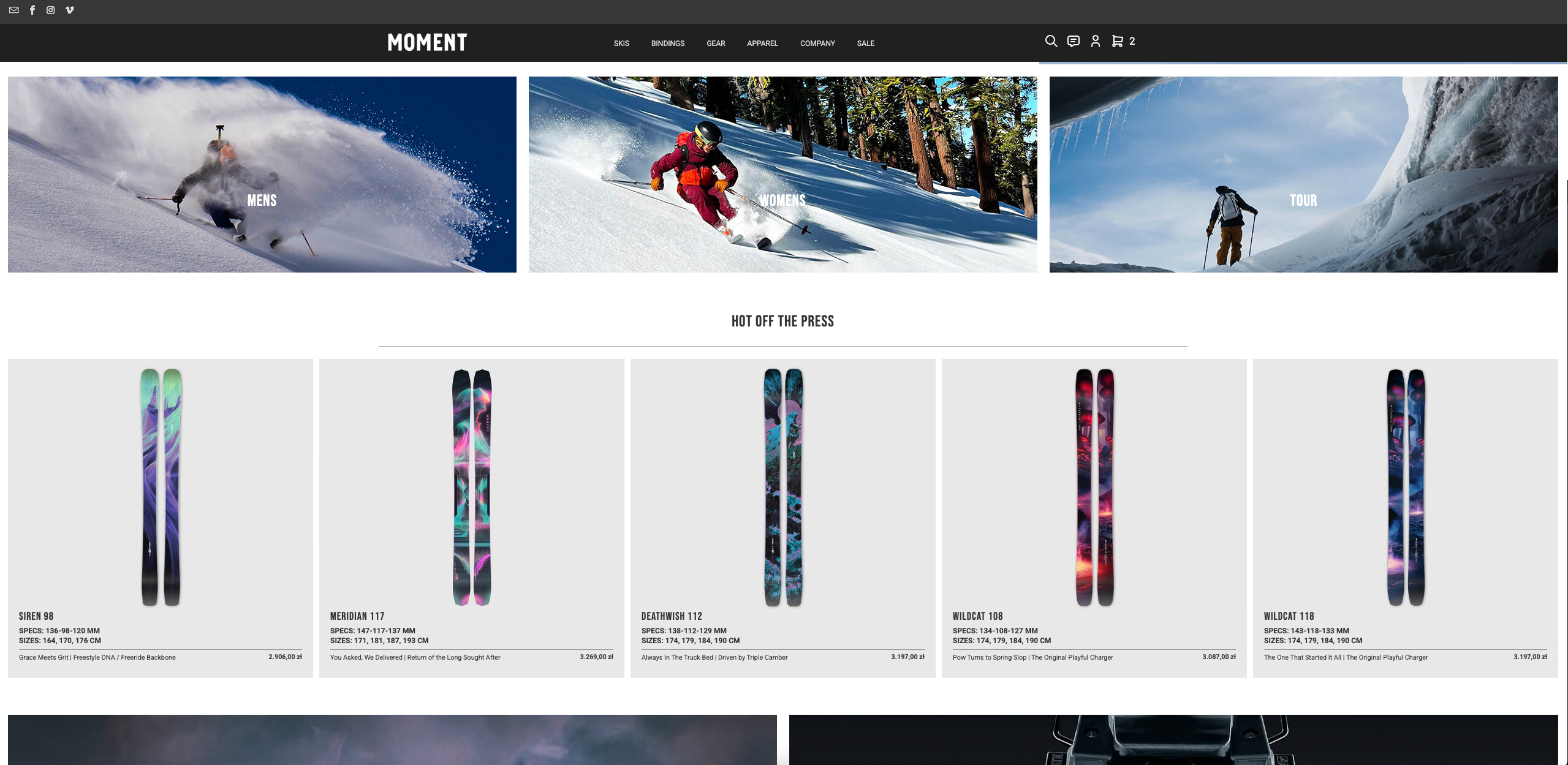Moment Skis